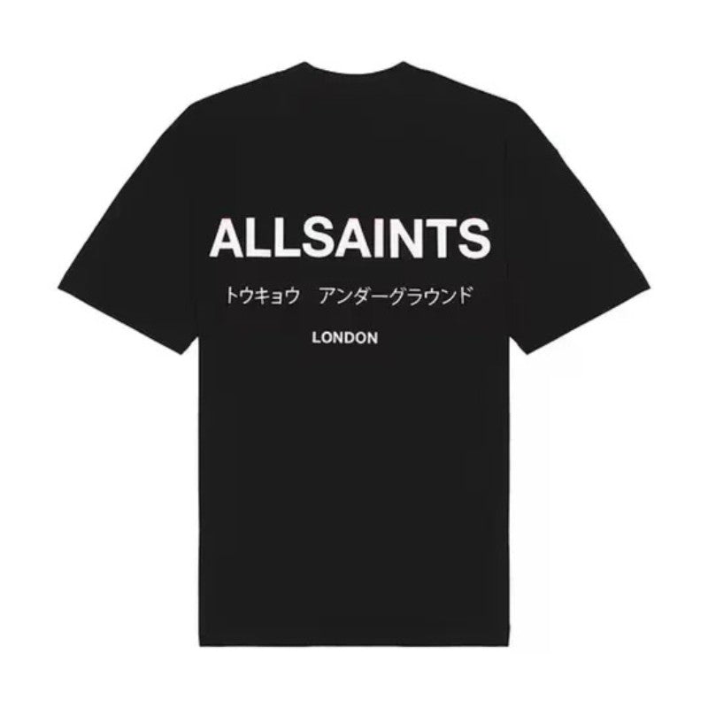 Camiseta All Saints "London" Oversized Preta