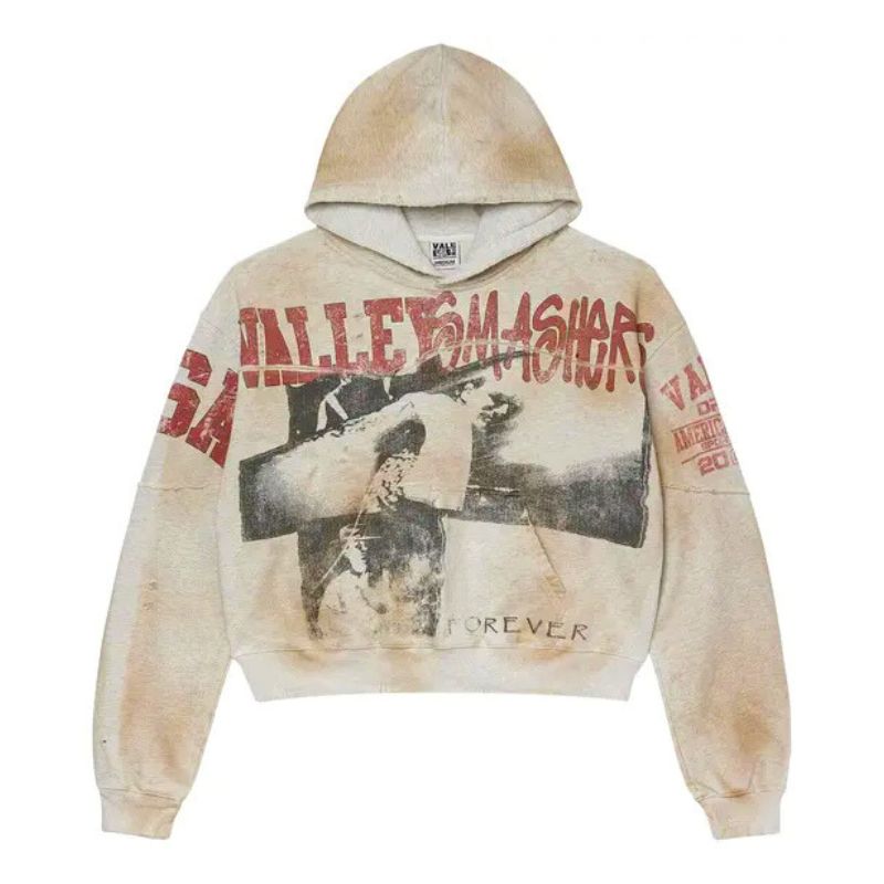 Moletom Vale Forever Smasher Pullover White Red