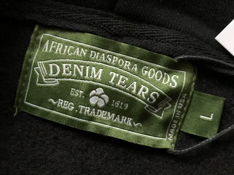 Moletom Denim Tears x Corteiz Zip Black