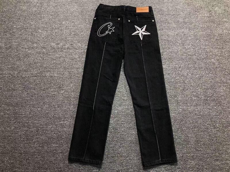 Conjunto Corteiz C-Star Denim Jeans Preto