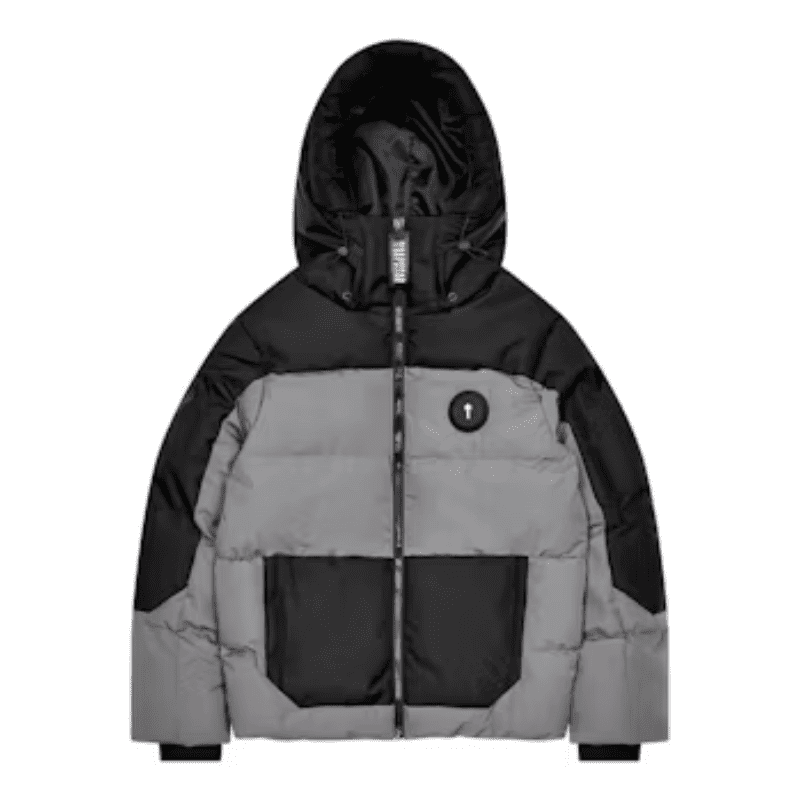 Jaqueta Trapstar Decoded Puffer Black/Grey