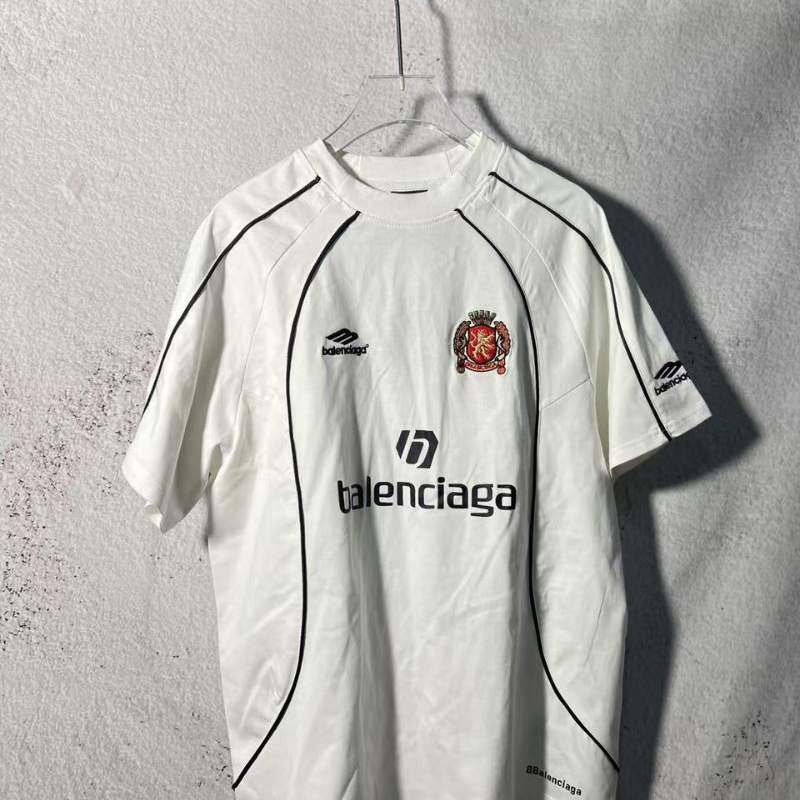 Camiseta Balenciaga Paris #10 Soccer Jersey Oversized White