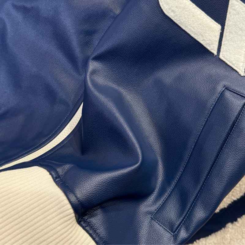 Jaqueta Louis Vuitton Leather Mix Teddy