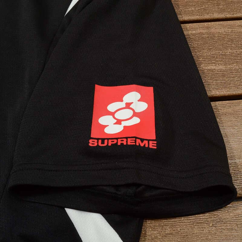 Camiseta Supreme Crest Soccer Jersey Black