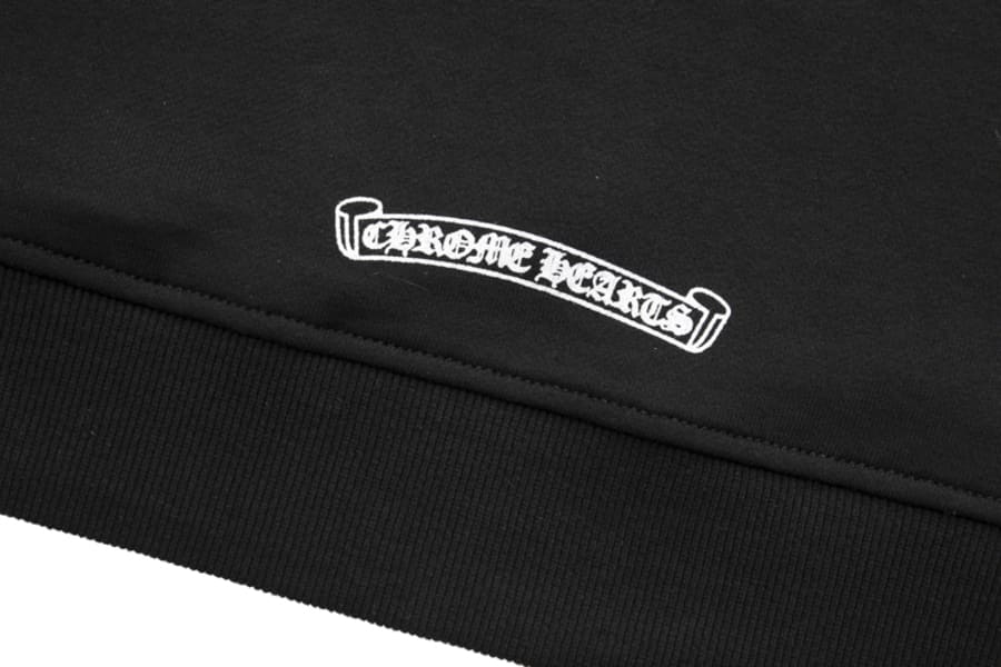 Moletom Chrome Hearts Horseshoe Floral Preto