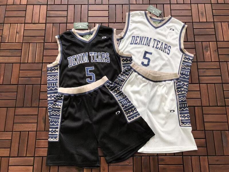 Conjunto Denim Tears Jersey Game White