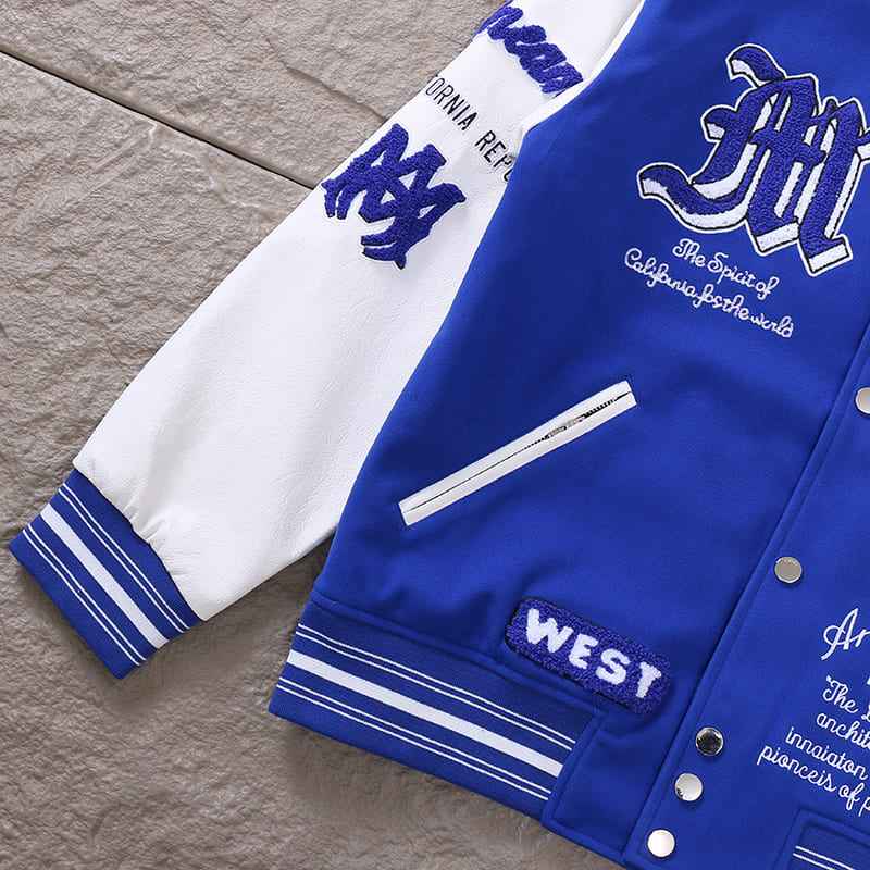 Jaqueta Amiri MA Dream Team Varsity Azul