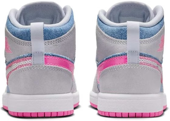 Jordan 1 Mid SE Denim Sequin