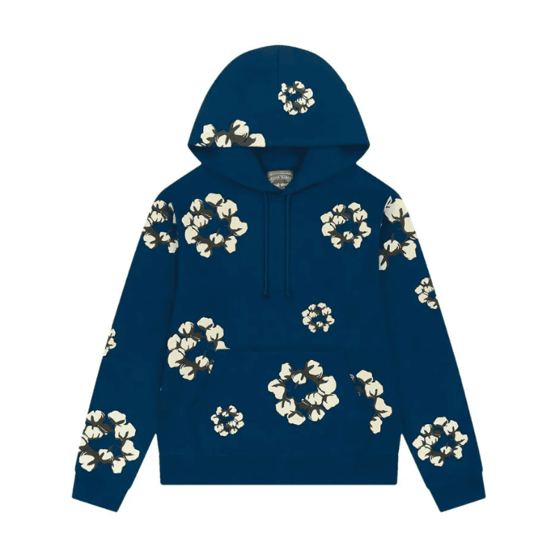 Moletom Denim Tears x CPFM Wreath Navy Blue