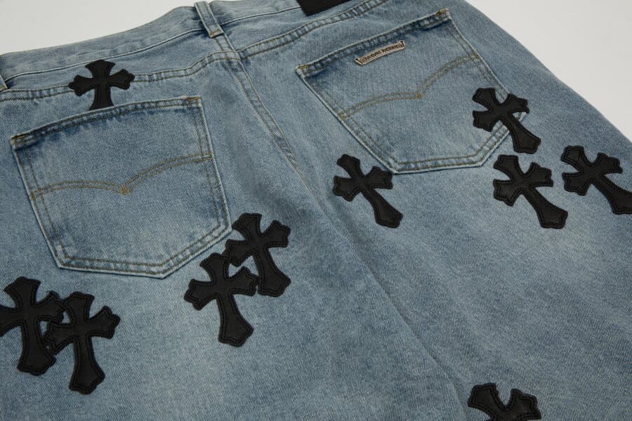 Bermuda Chrome Hearts Cross Jeans