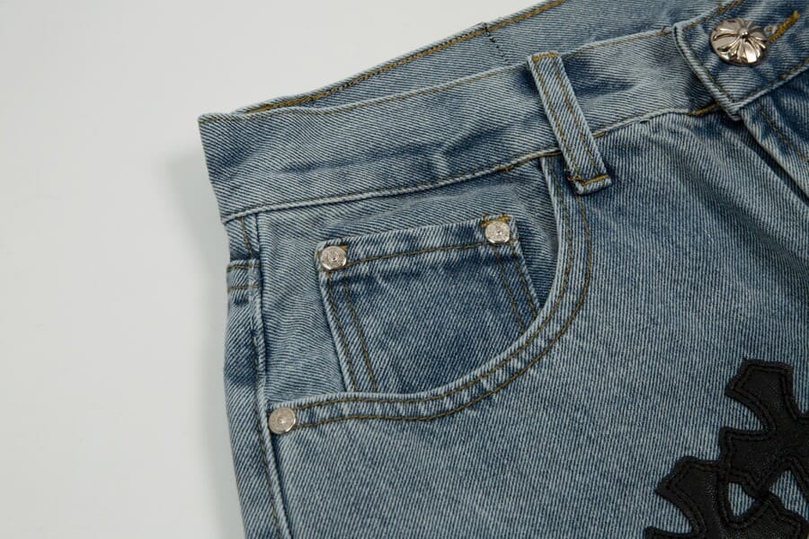 Bermuda Chrome Hearts Cross Jeans
