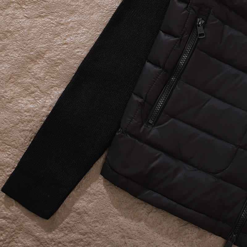 Jaqueta Moncler Matelassê knitting Preta