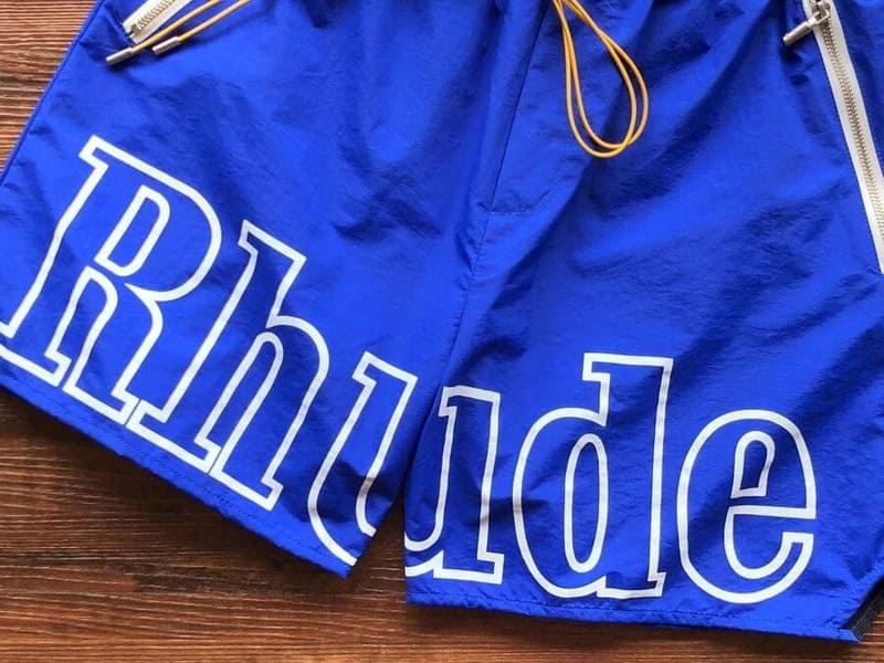 Rhude RH Logo Shorts Blue