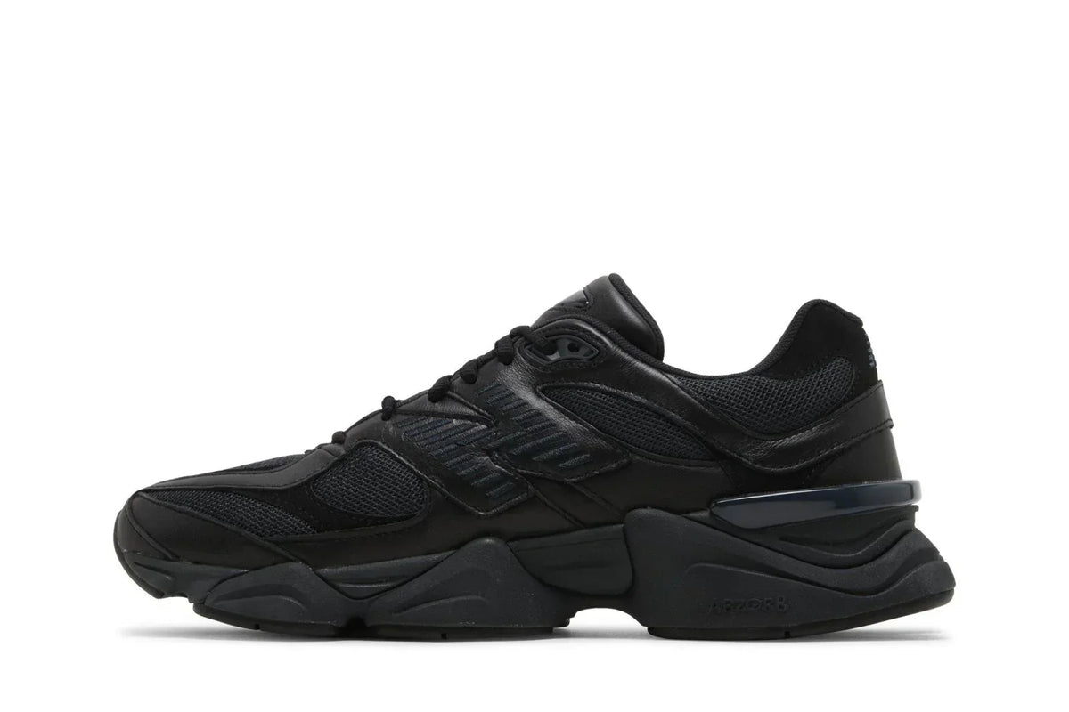 New Balance 9060 Triple Black Leather