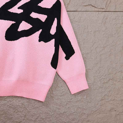 Stussy Stock Sweater Pink