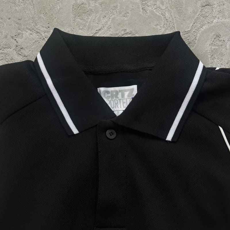 Conjunto Corteiz Island Pique Polo Preto