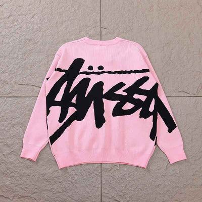 Stussy Stock Sweater Pink