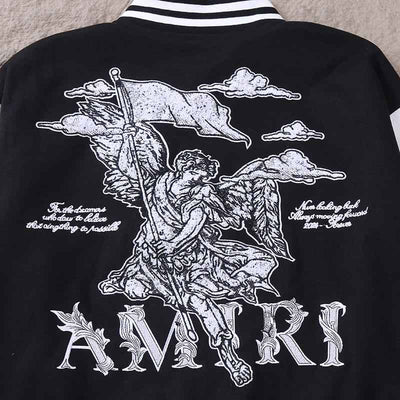 Jaqueta Amiri MA College Angel Preta