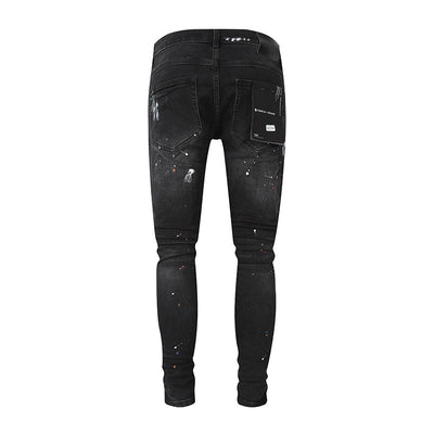 Calça Purple Black Spray Jeans