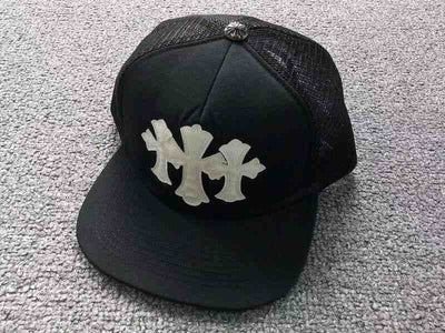 Boné Chrome Hearts Trucker Cemetery Preto/Branco