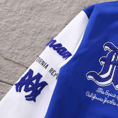 Jaqueta Amiri MA Dream Team Varsity Azul