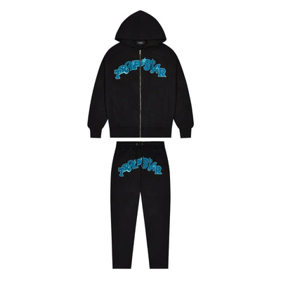 Conjunto Trapstar Wildcard Chenille BlueBlack