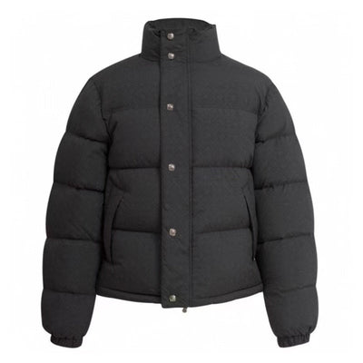 Jaqueta Chrome Hearts Monogram Print Puffer Black