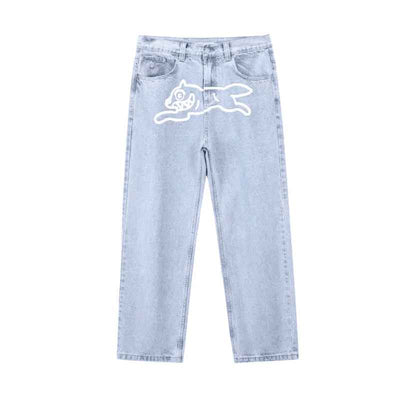 Calça Icecream Check Lined Denim jeans