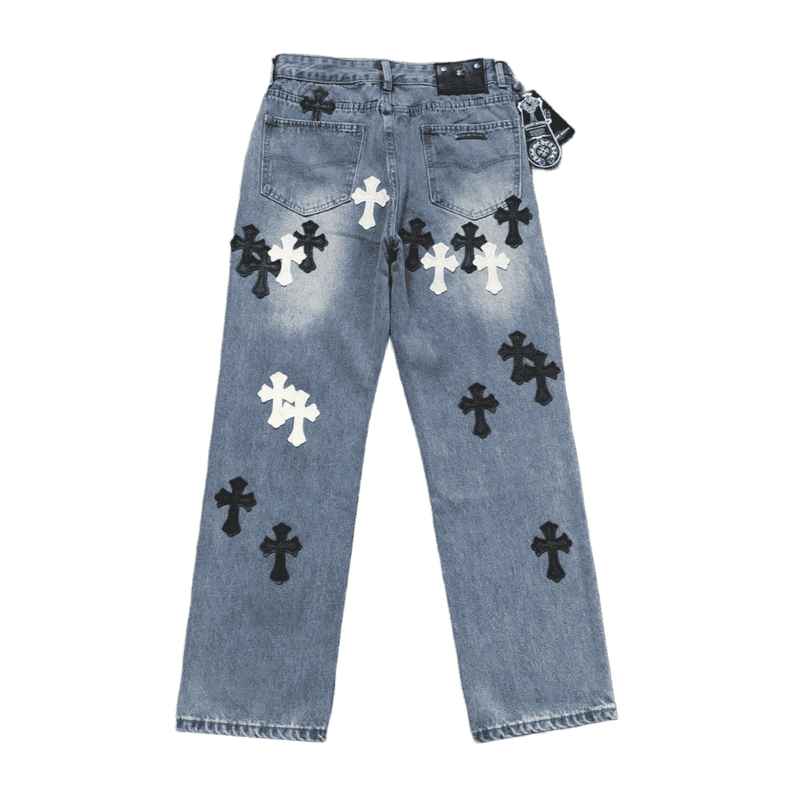 Calça Chrome Hearts Jeans Cross