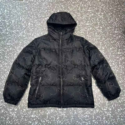 Jaqueta Gucci GG Canvas Jumbo Puffer Preta