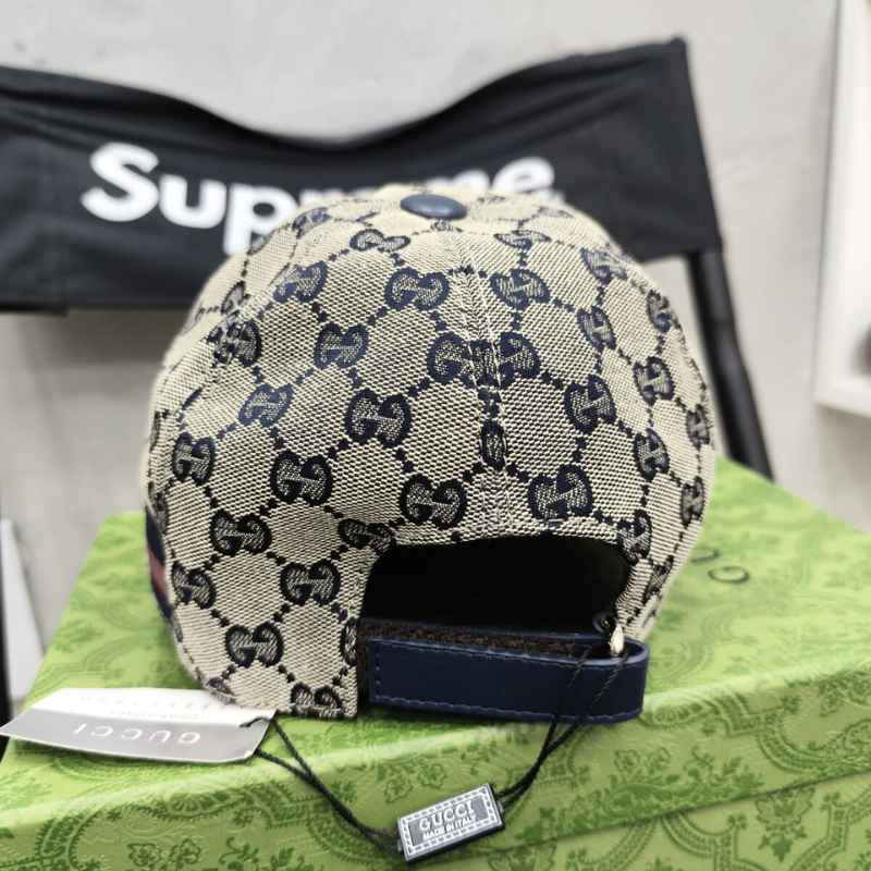 Boné Gucci GG Se Canvas Grey