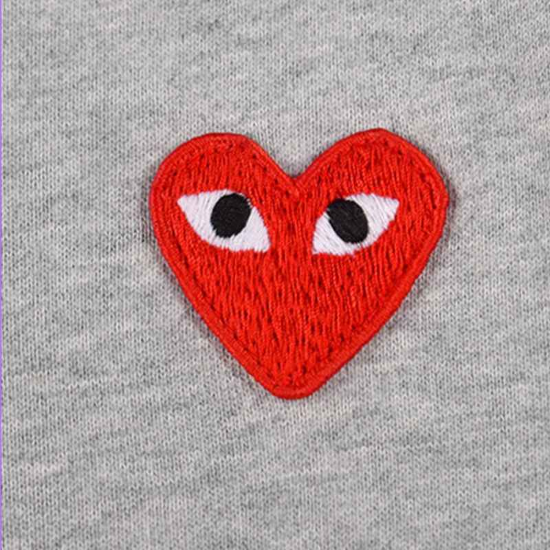 Moletom Comme des Garçons PLAY Logo Cinza