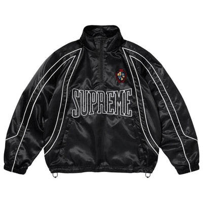 Jaqueta Supreme Satin Piping Pullover Black