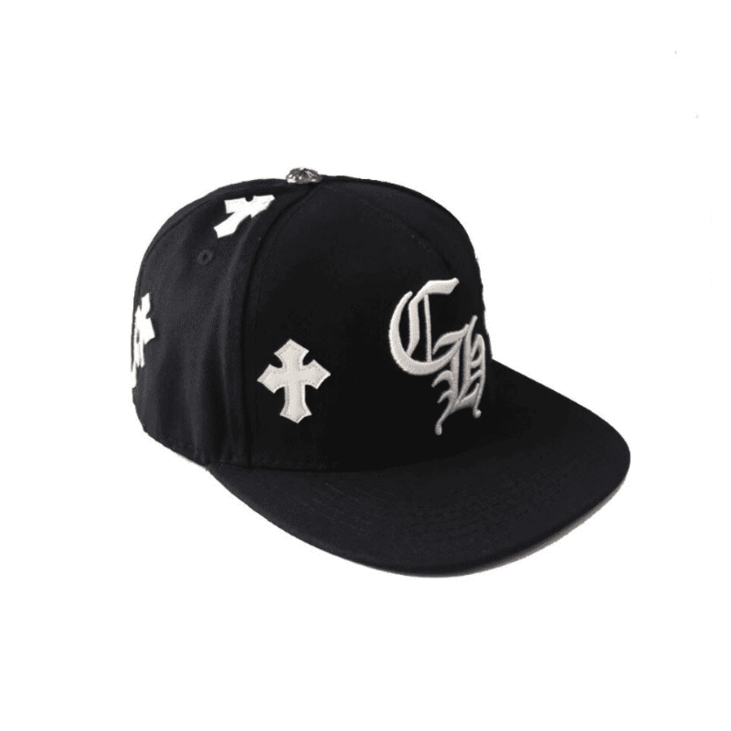 Boné Chrome Hearts Cross Patch Preto