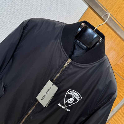 Jaqueta Balenciaga x Lamborghini Automobili Bomber Black