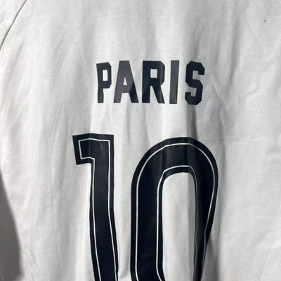 Camiseta Balenciaga Paris #10 Soccer Jersey Oversized White