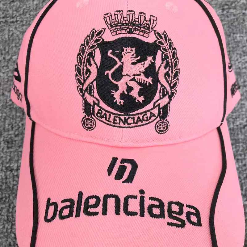 Boné Balenciaga Paris Soccer Pink