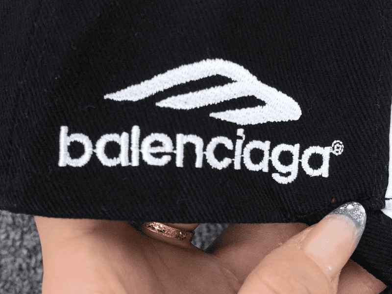 Boné Balenciaga Paris Soccer Black