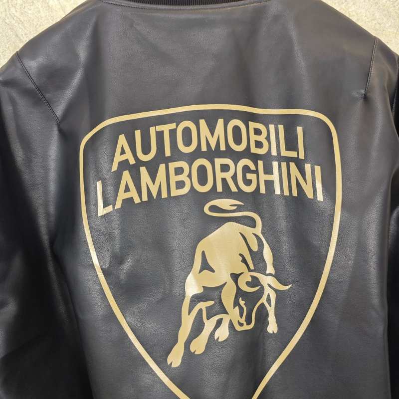 Jaqueta Balenciaga x Automobili Lamborghini Preta