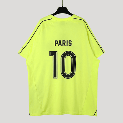Camiseta Balenciaga Paris #10 Soccer Jersey Oversized Green