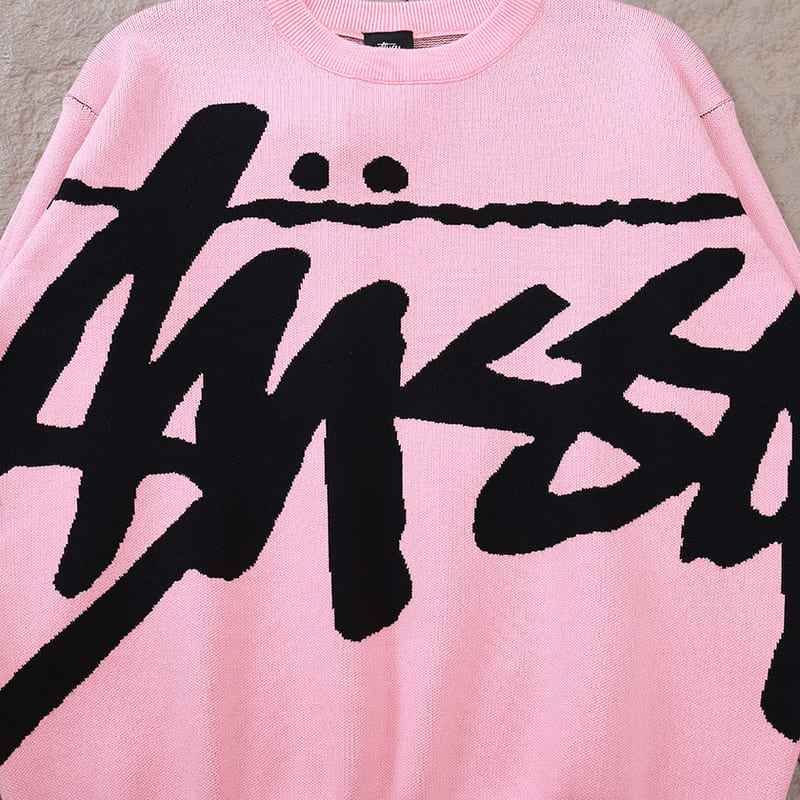 Stussy Stock Sweater Pink