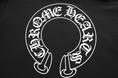 Moletom Chrome Hearts Horseshoe Floral Preto