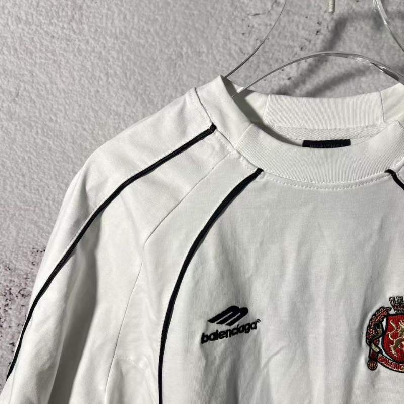 Camiseta Balenciaga Paris #10 Soccer Jersey Oversized White