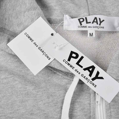 Moletom Comme des Garçons PLAY Logo Cinza