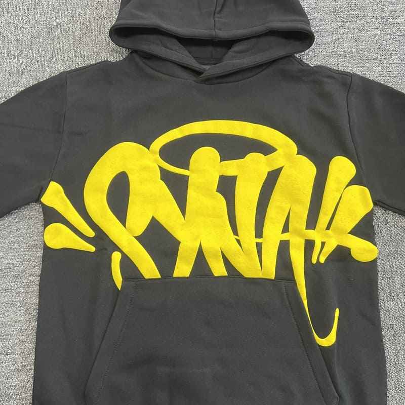 Conjunto Synaworld Logo Black Yellow