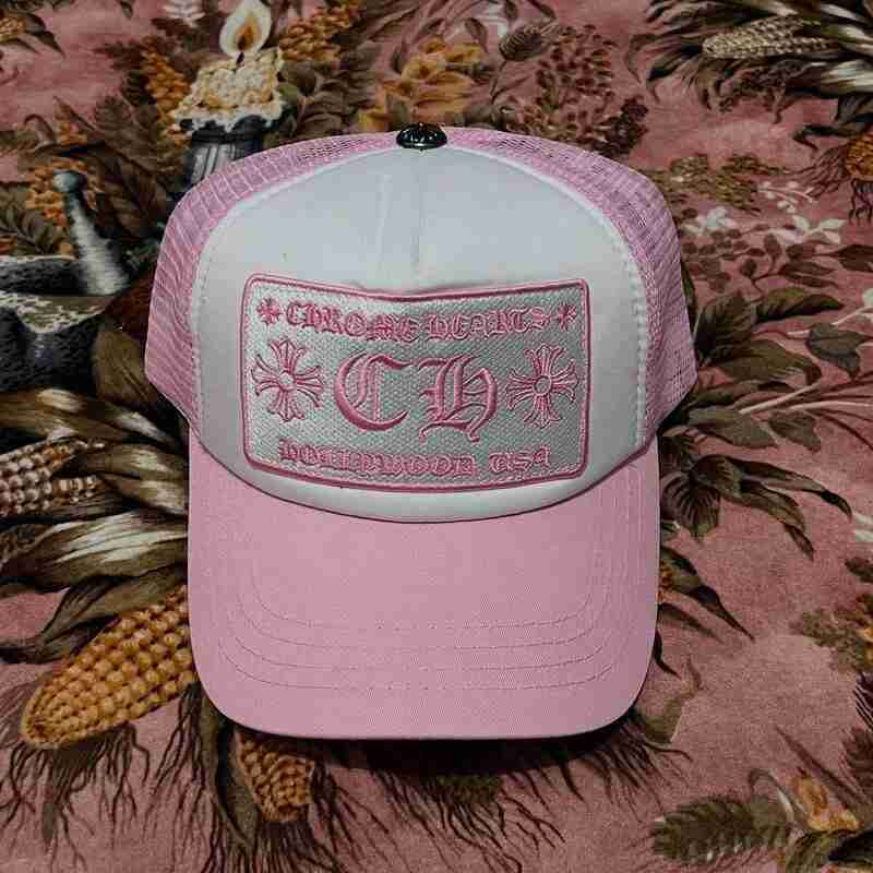 Boné Chrome Hearts CH Hollywood Rosa