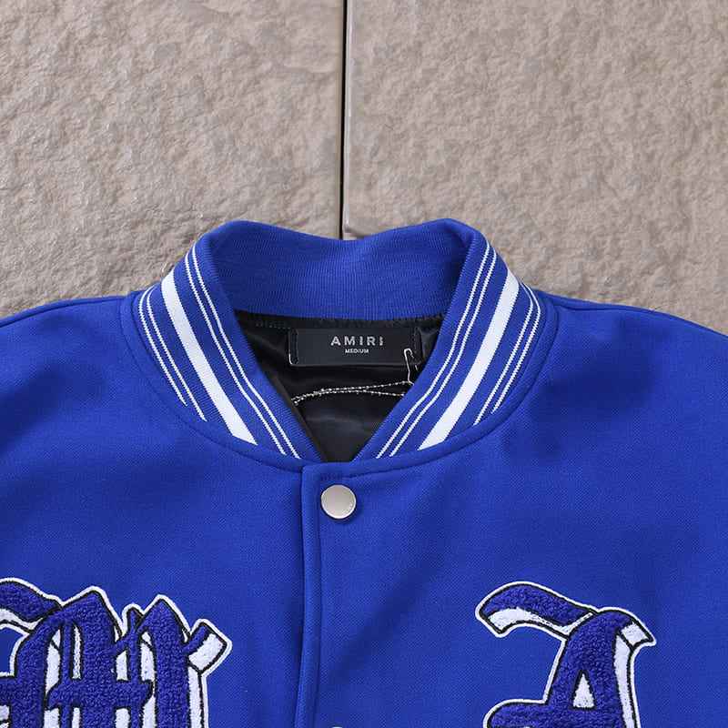 Jaqueta Amiri MA Dream Team Varsity Azul