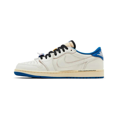 Jordan 1 Low OG SP Fragment x Travis Scott Sail Military Blue