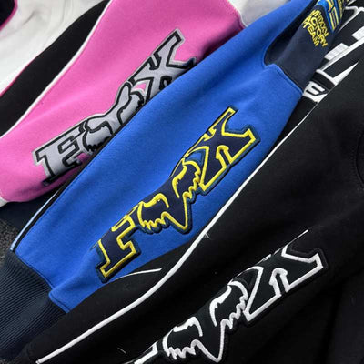 Jaqueta Supreme x Fox Racing Zip Up Hooded Pink