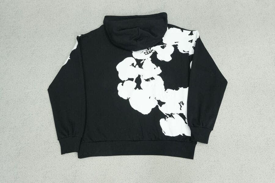 Moletom Denim Tears Big Cotton Wreath Black